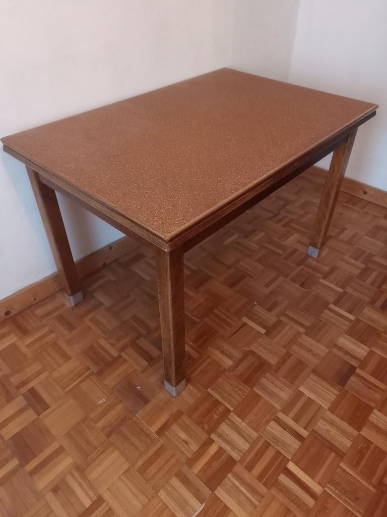 Vintage 1950's tafel 80x120cm / 80x208cm, Ophalen