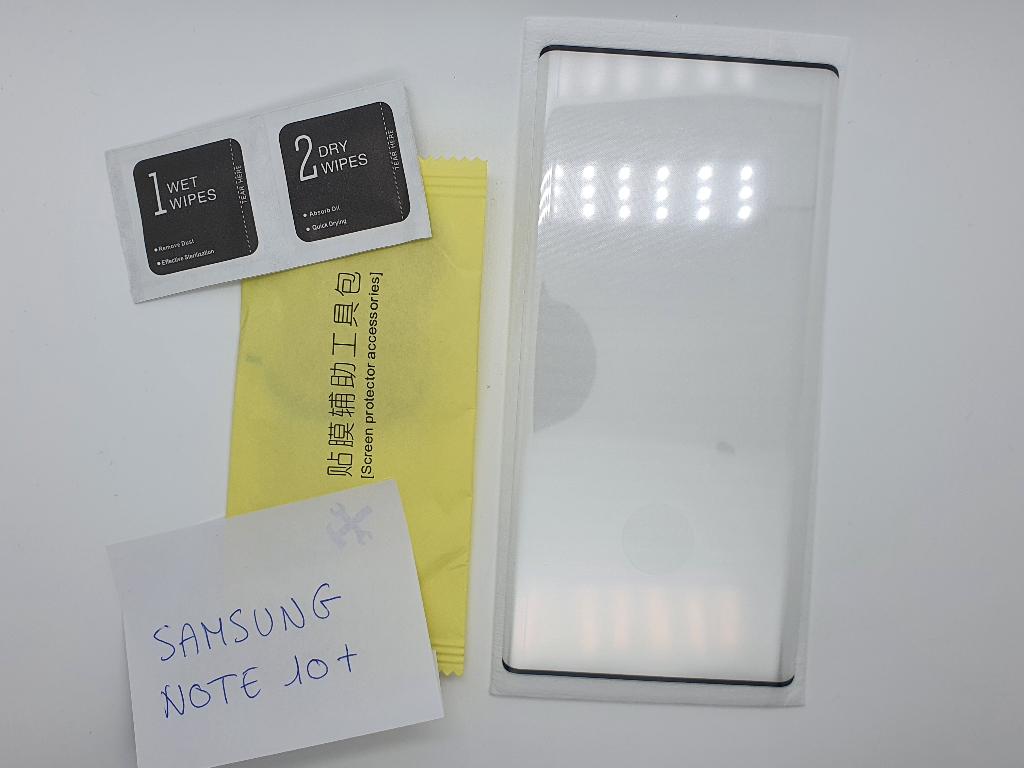 Screen Protector Samsung Galaxy Note 10 Plus, Ophalen of Verzenden, Nieuw, Overige modellen, Frontje of Cover