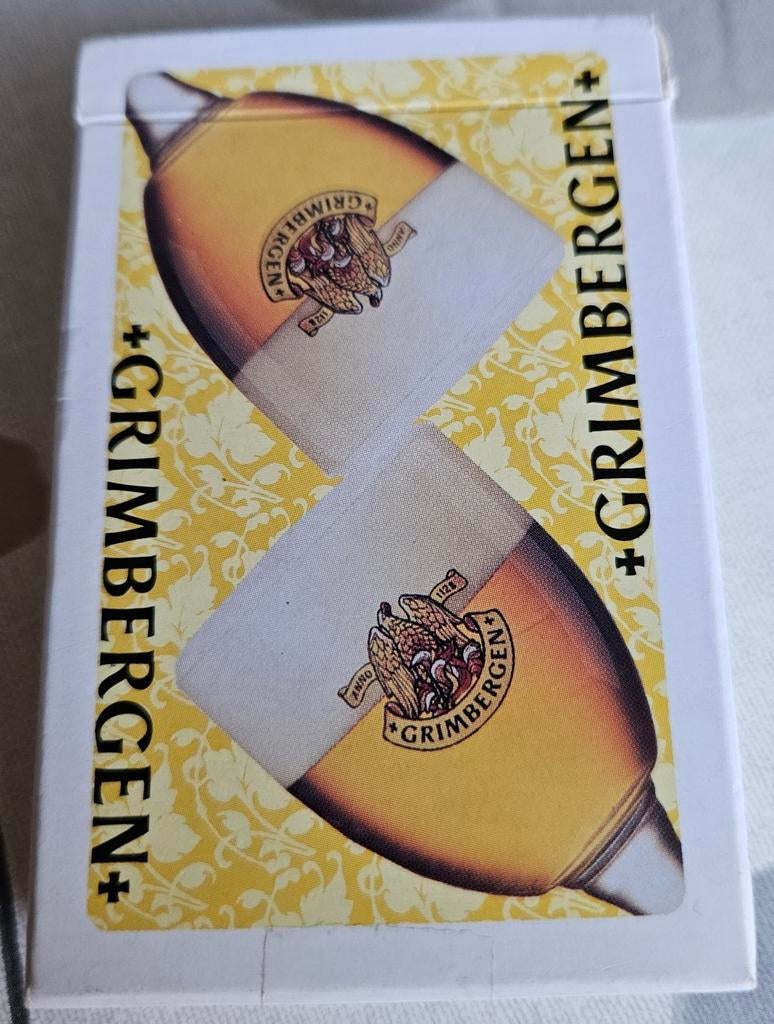 Grimbergen speelkaarten NIEUW
De afbeelding toon, Verzamelen, Ophalen of Verzenden, Zo goed als nieuw, Speelkaart(en)