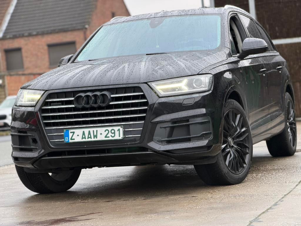 Audi Q7 3.0 S Line-Pano-Led-Leder-Gps-7pl-Full, Auto's, Audi, Automaat, Euro 6, Leder, Bedrijf