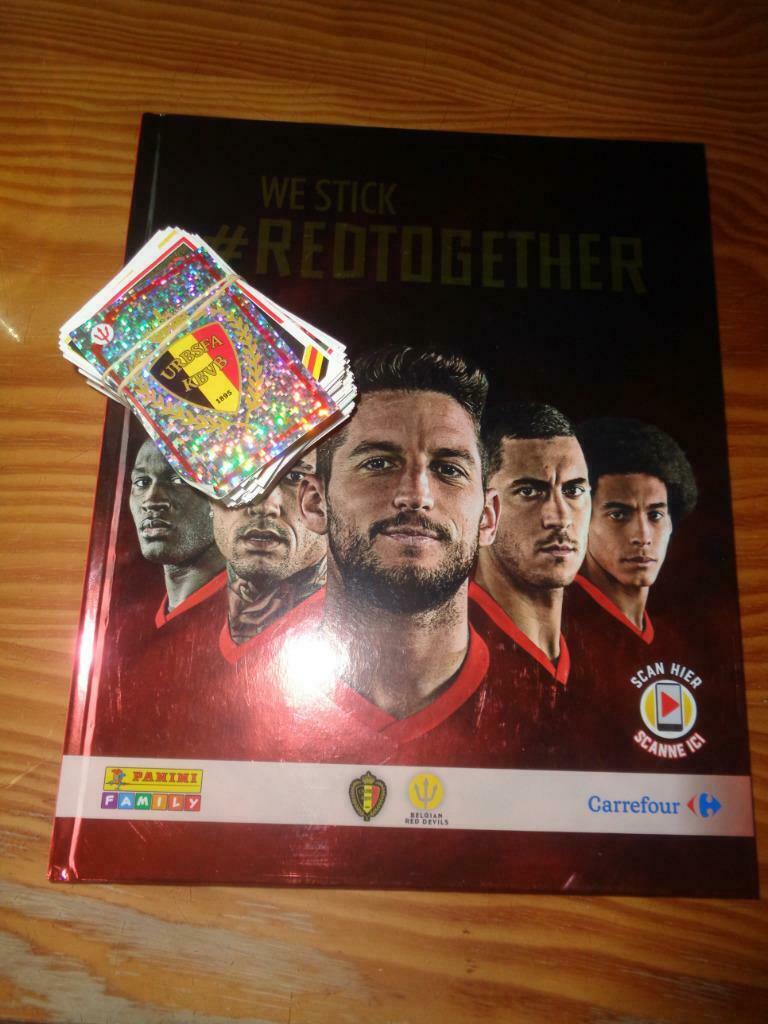 We stick Red Together Rode duivels Panini 2018, Verzamelen, Ophalen of Verzenden