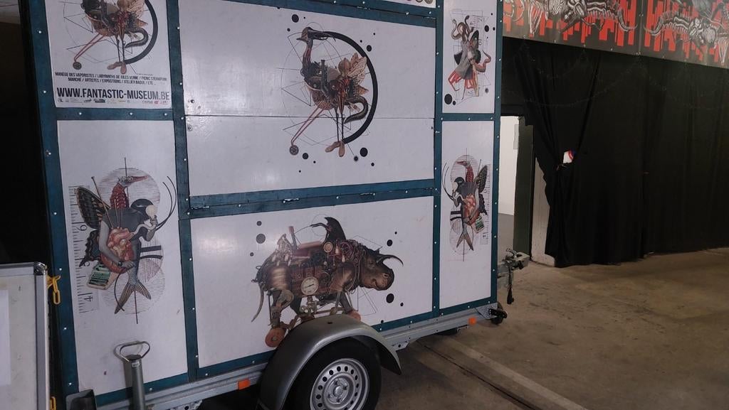 Food truck, Autos : Divers, Remorques, Enlèvement, Comme neuf