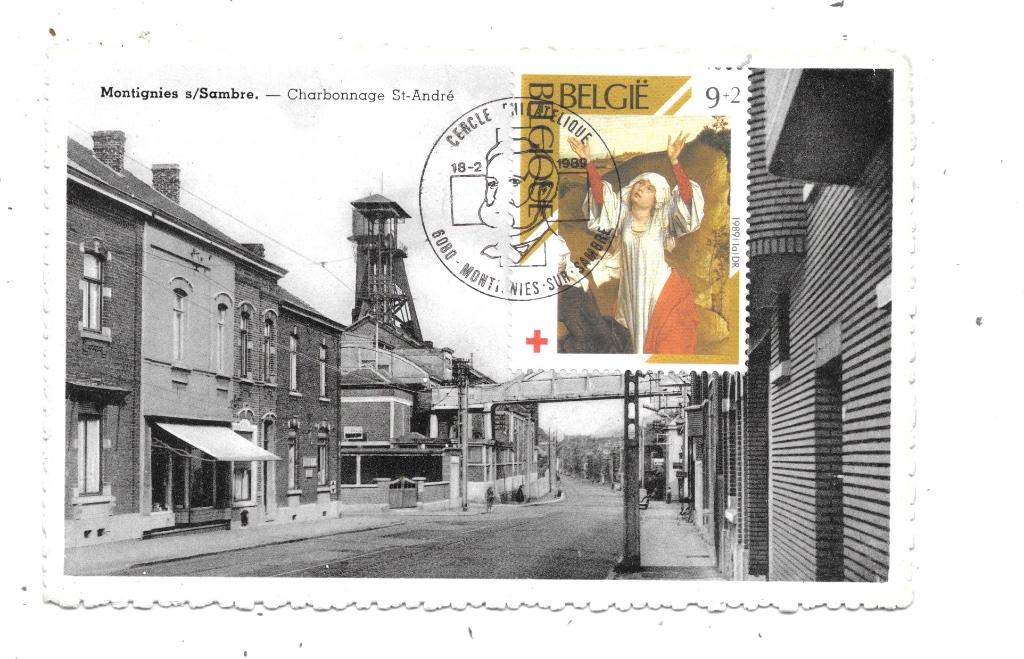Montignies-sur-Sambre NA85: Charbonnage St-André, Collections, Envoi, 1920 à 1940, Non affranchie, Hainaut