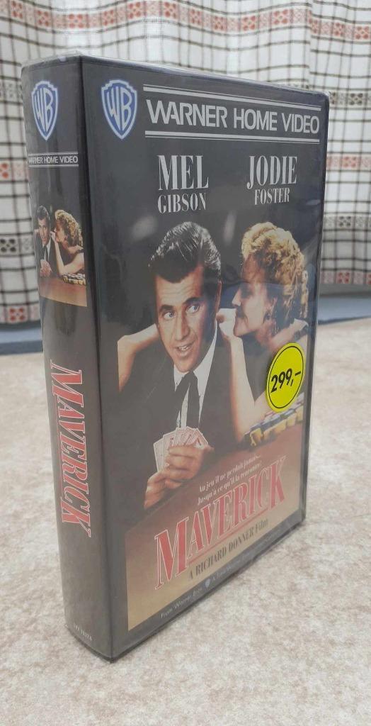 vhs Maverick, Ophalen of Verzenden, Nieuw in verpakking