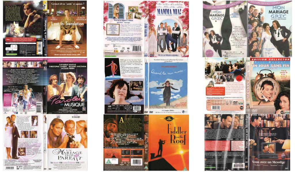 DVD_Comédies_lot 02_3 € pièce ou offre pour le lot, CD & DVD, Enlèvement ou Envoi, Utilisé, Comédie romantique