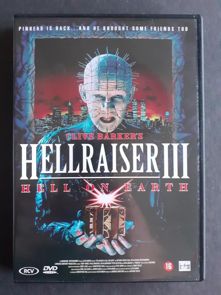 Hellraiser III - Hell on Earth, Cd's en Dvd's, Dvd's | Horror, Vanaf 16 jaar, Ophalen of Verzenden, Zo goed als nieuw
