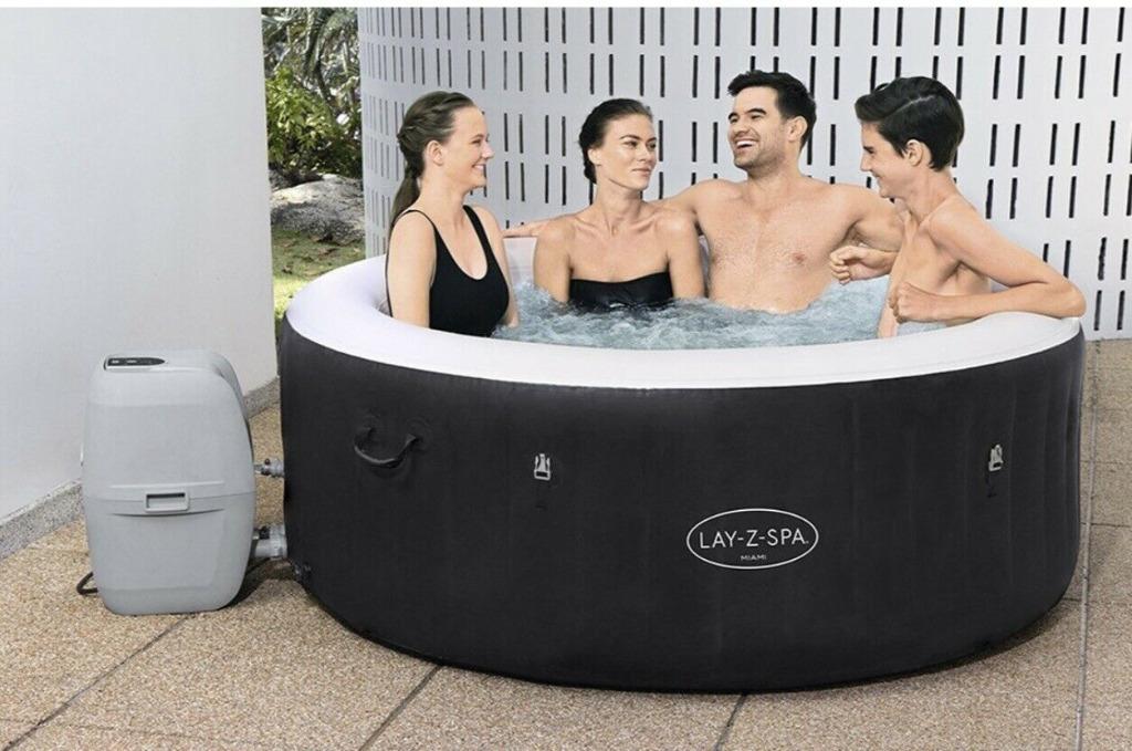 LAY-Z-SPA - Jacuzzi AirJet Whirlpool, 180 x 66 cm 4-Persoons, Verzenden, Nieuw
