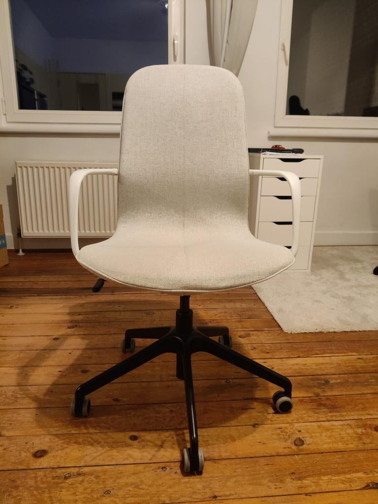 LÅNGFJÄLL bureaustoel, Ophalen of Verzenden, Beige, Bureaustoel