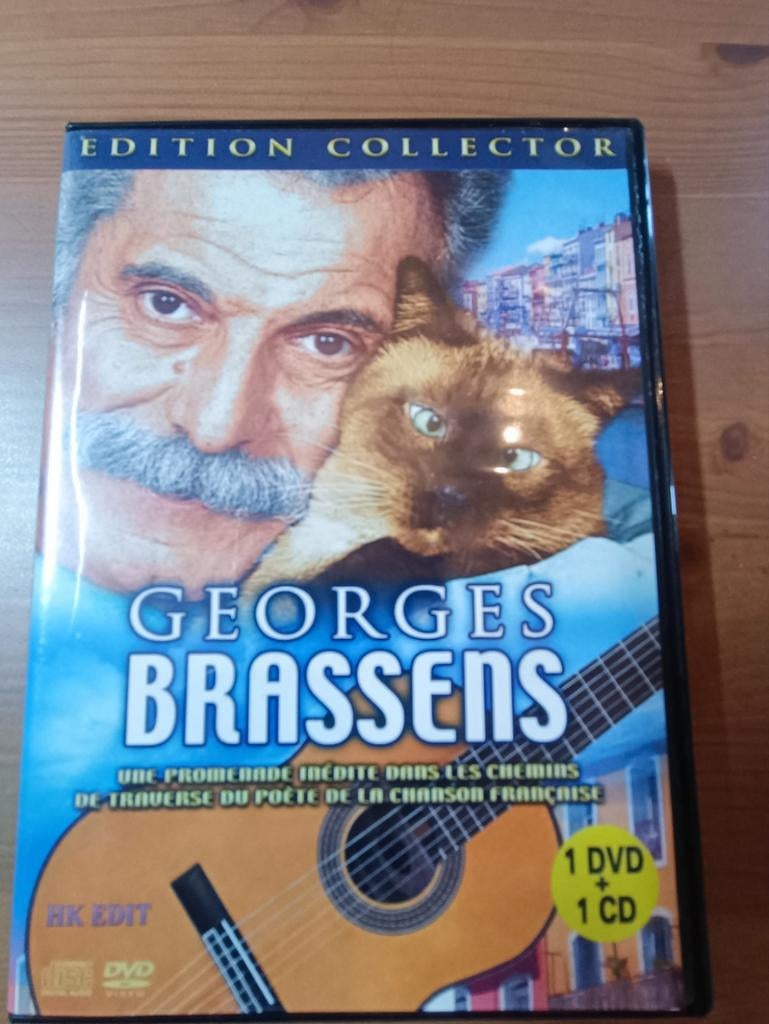 Dvd+Cd audio Georges Brassens, Enlèvement ou Envoi, Comme neuf