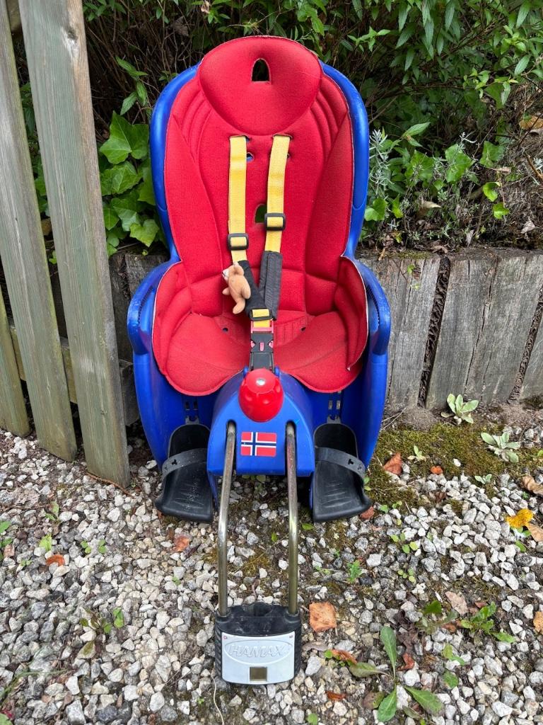 Siège vélo enfant Hamax, Vélos & Vélomoteurs, 0 à 18 kg, Enlèvement, Utilisé, Hamax