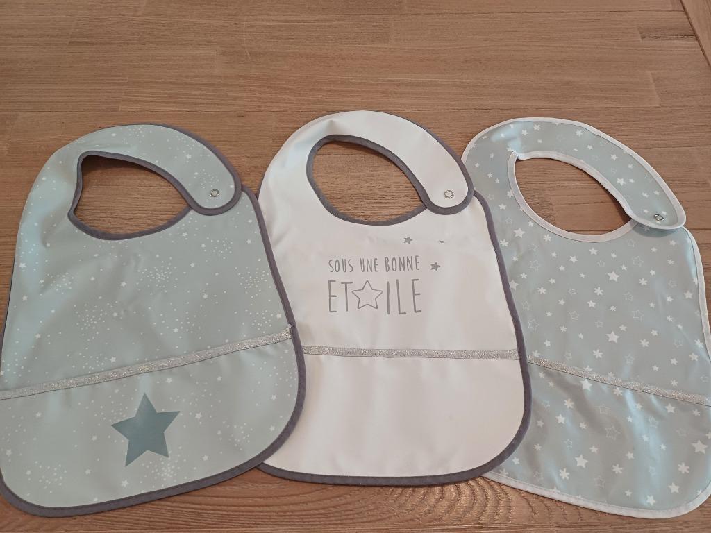 Lot de 3 bavoirs Maisons du Monde, Kinderen en Baby's, Ophalen, Gebruikt