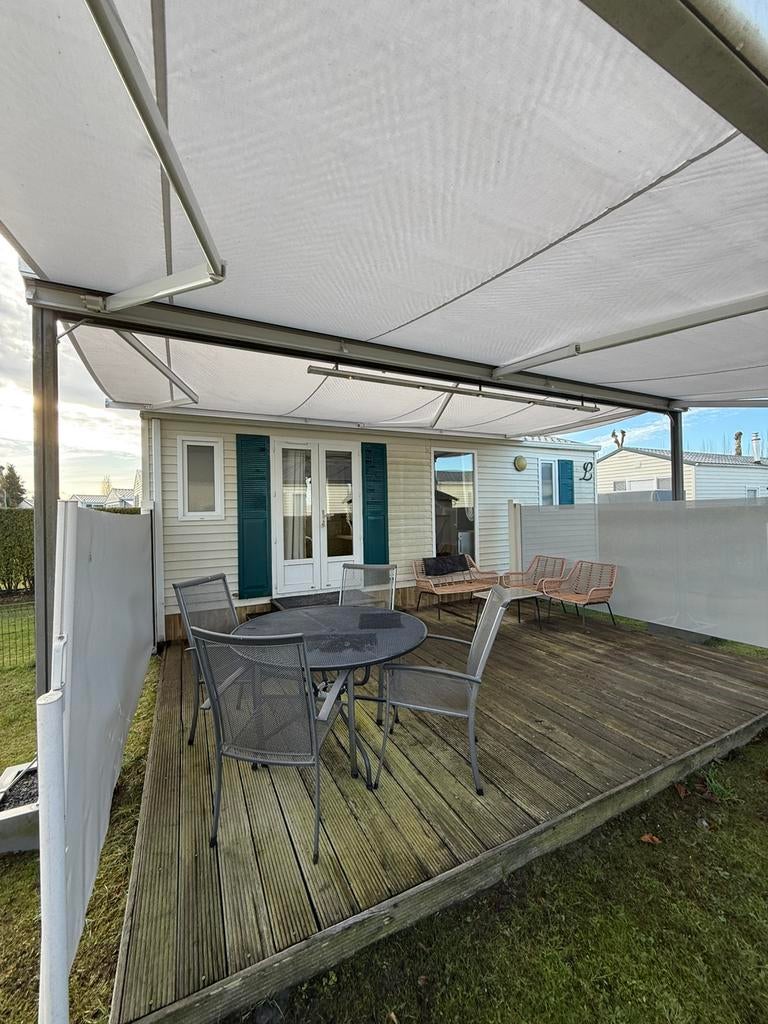 Stacaravan Klein Strand, Caravans en Kamperen, Stacaravans, Tot en met 2
