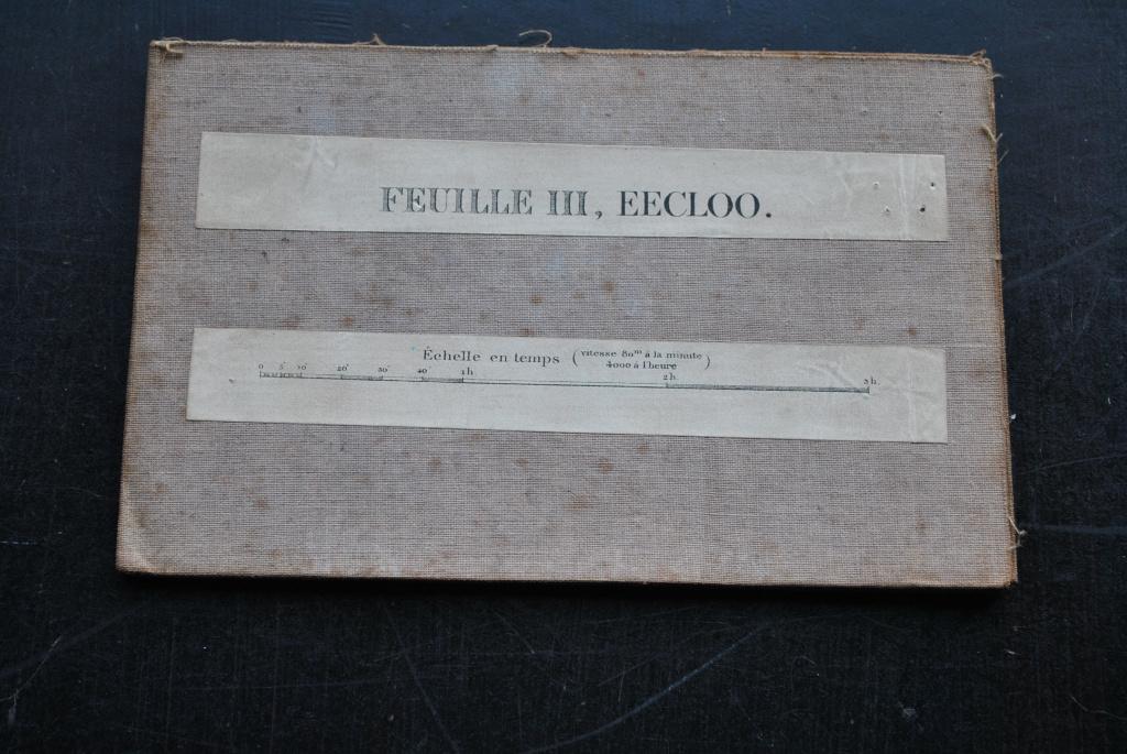 Ancienne carte topographique sur tissu EECLOO 1912 Eeklo, Gelezen, Overige typen, Ophalen of Verzenden, 1800 tot 2000