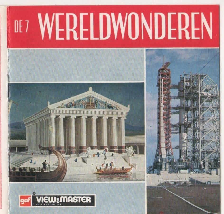 View-master Les 7 Merveilles du Monde B 901 NL, Enlèvement ou Envoi