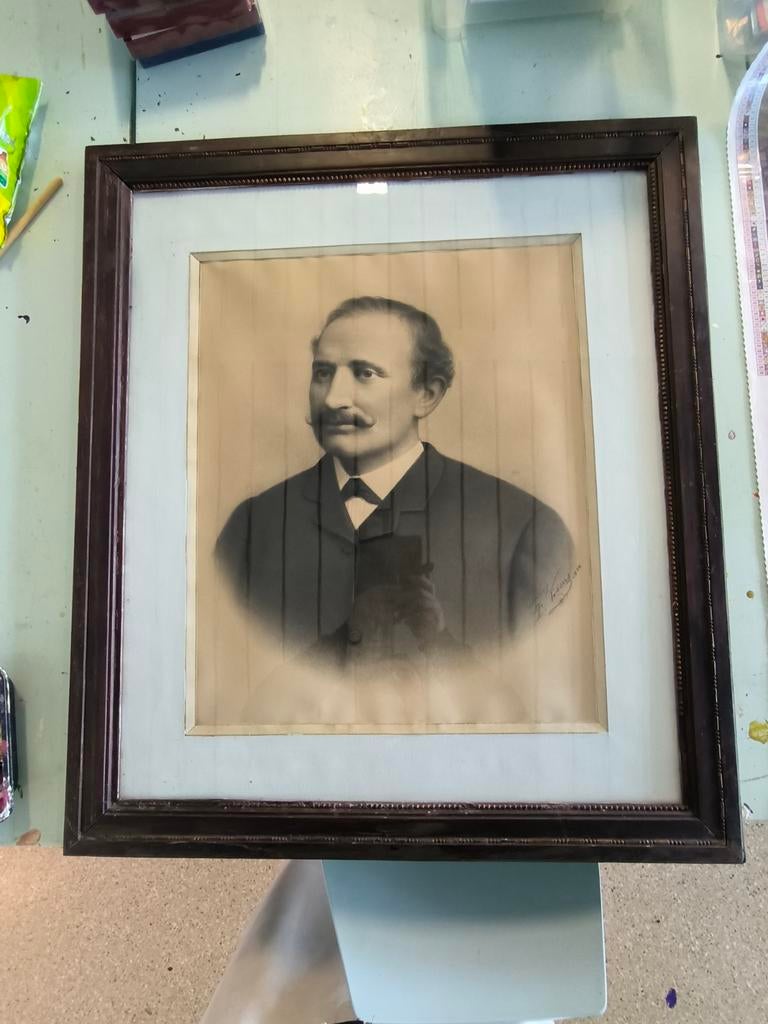prachtige tekening van Edmond Rostand 1900, Enlèvement