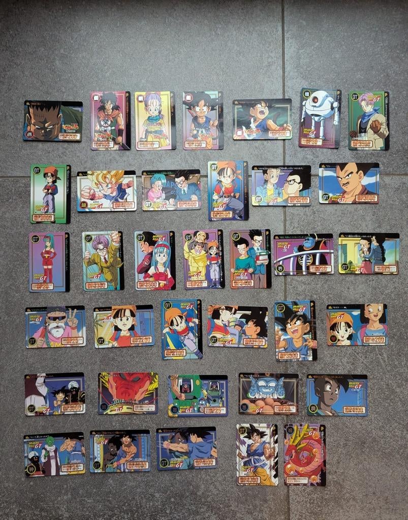 Cartes Dragon Ball Carddass Hondan part 26 complète reg TBE, Enlèvement ou Envoi, Utilisé