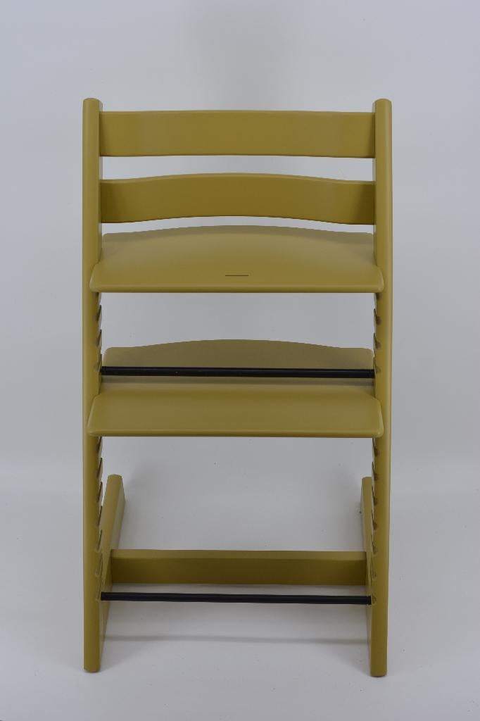 Stokke Tripp Trapp Oaker Yellow — Modèle reconditionné, Envoi, Comme neuf, Chaise évolutive, Ceinture(s)