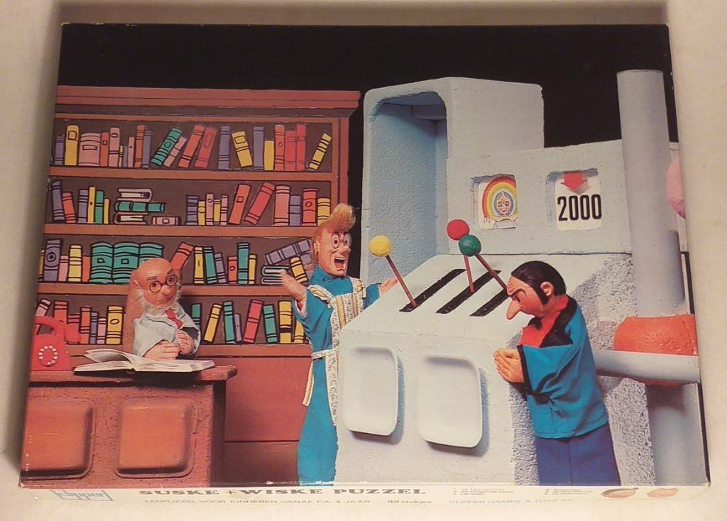 Clipper puzzle Bob et Bobette  - Machine à télétemps, Collections, Enlèvement ou Envoi, Bob et Bobette