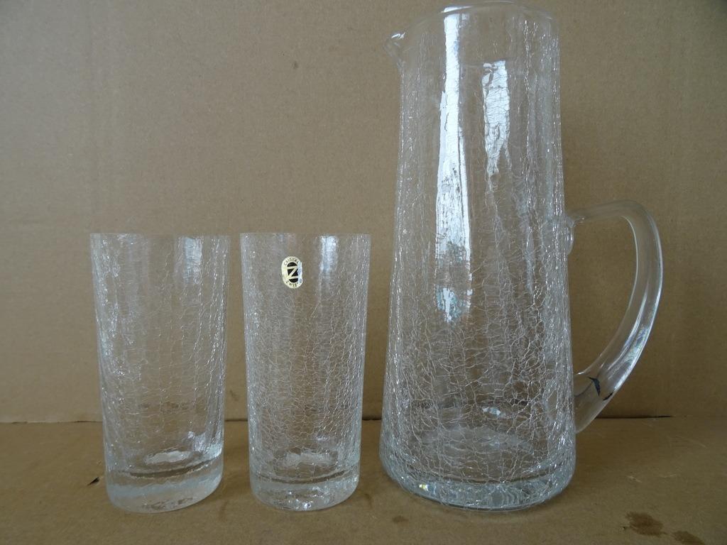 Cristal Zwiesel cruche en verre vintage cruche à eau 1960, Enlèvement ou Envoi