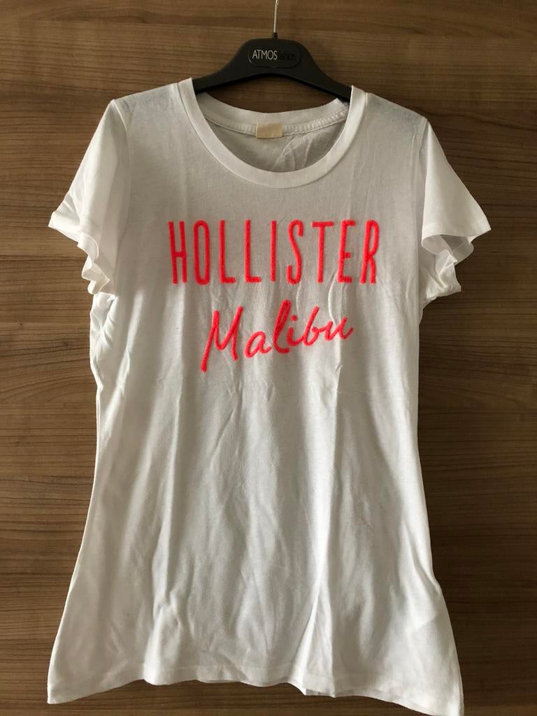T-shirt Hollister maat XS, Wit, Ophalen of Verzenden, Korte mouw, Maat 34 (XS) of kleiner