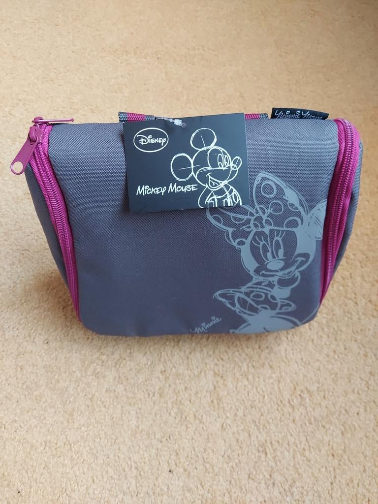 1 minnie  een mooie toilettas voor een meisje niet gebruikt, Bijoux, Sacs & Beauté, Trousses de toilette, Enlèvement, Gris, Fille