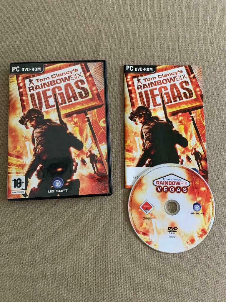PC/ CD-ROM spelletje: Tom Clancy's Rainbow Six Vegas, 16+, Avontuur en Actie, 1 speler, Eén computer, Ophalen of Verzenden