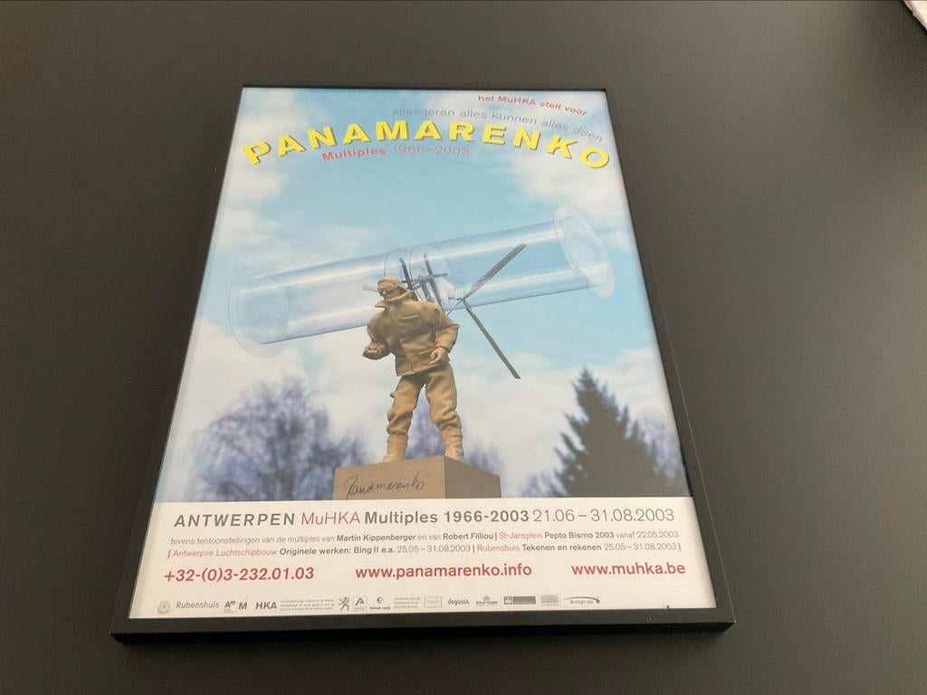 Panamarenko Multiples 1966-2003, Enlèvement