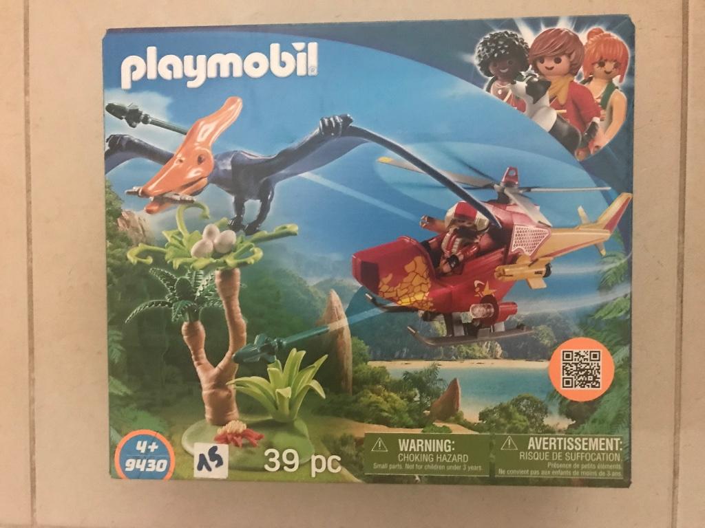 Playmobil dino’s helikopter, Ophalen, Nieuw