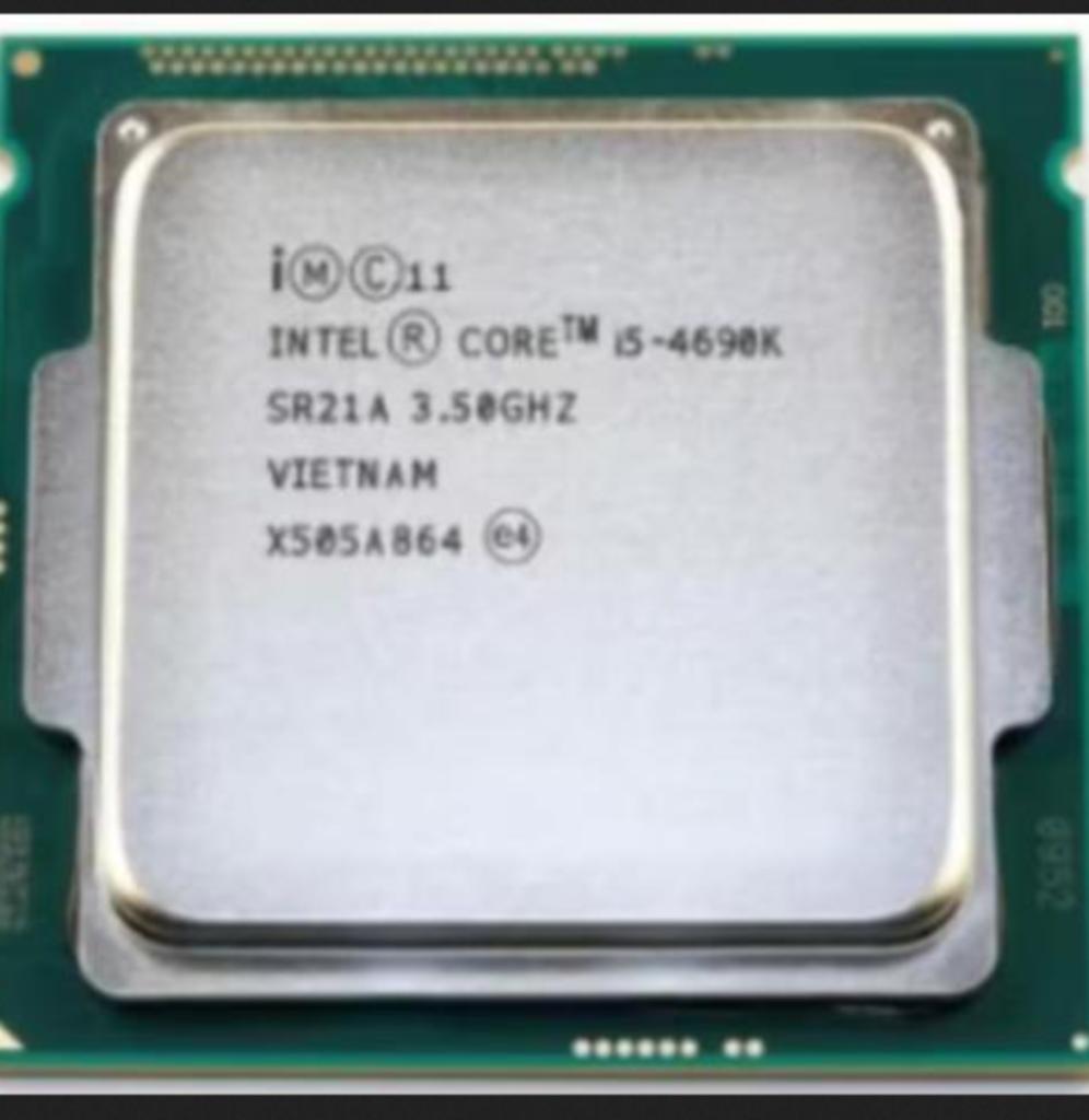 Intel Core i5 4690K 3.5GHz CPU met Socket LGA 1150, Computers en Software, Ophalen of Verzenden, Gebruikt, 3 tot 4 Ghz