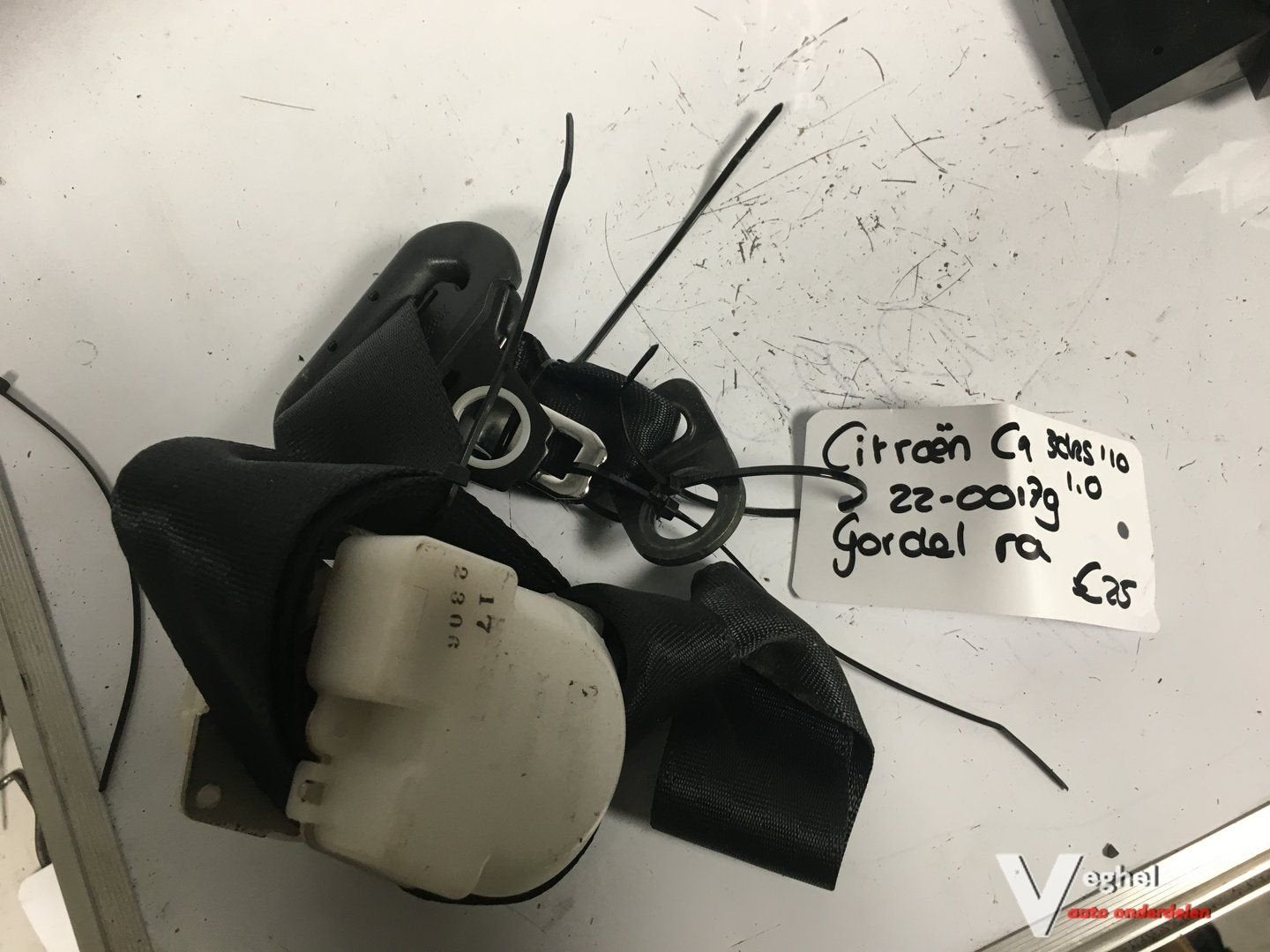 Citroen C1 2010 3 drs  Gordel Rechtsachter, -, Utilisé, -, -