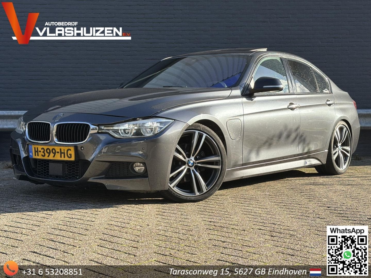 BMW 330 3-serie 330e M Sport | € 8.250,- NETTO!, 8 kWh, Verwarmde buitenspiegels, Hybride Elektrisch/Benzine, Zilver of Grijs