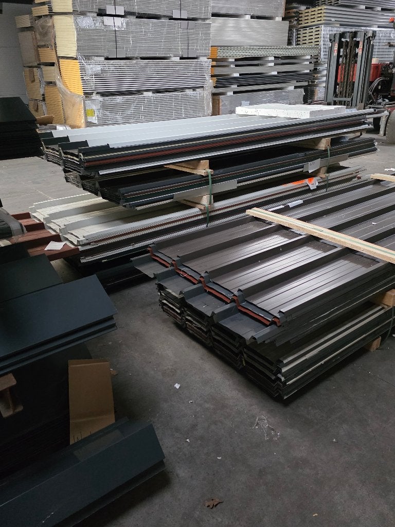 Profielplaten restpartijen ca. 3m, Doe-het-zelf en Bouw, Dakpannen en Dakbedekking, Overige kleuren, Nieuw, 15 m² of meer, Metaal