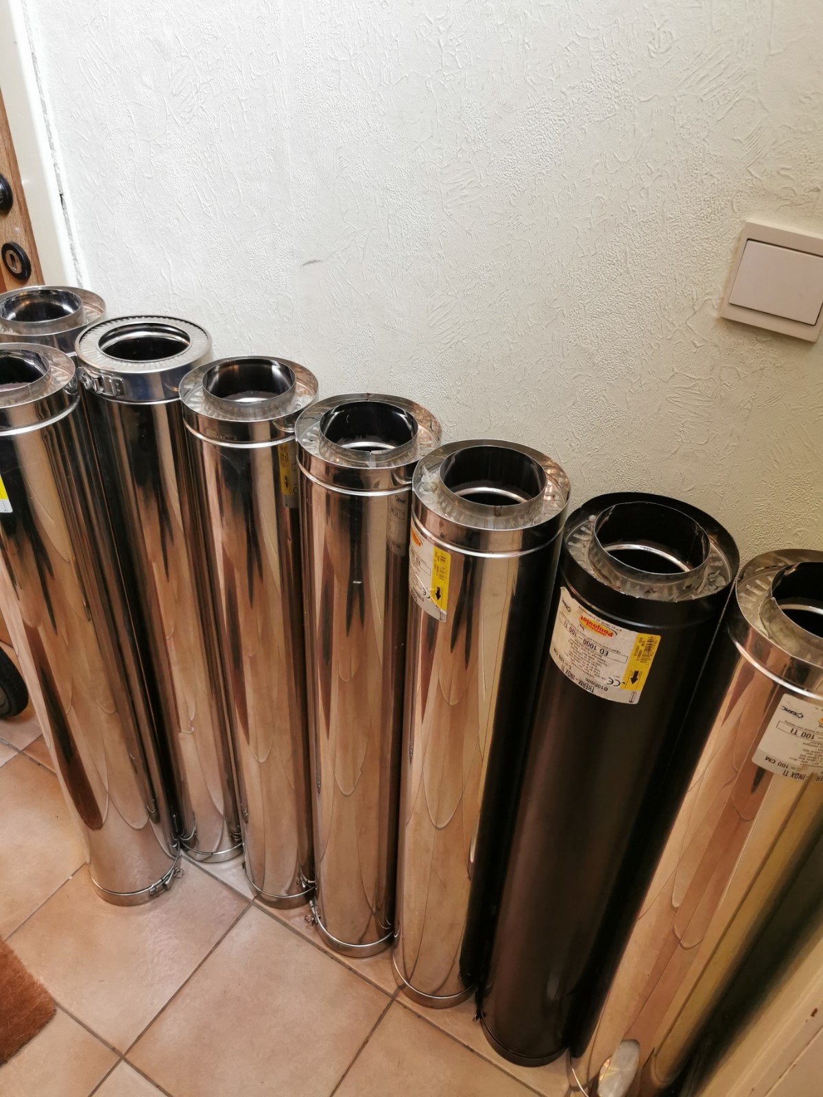 ( Lot ) ubbelwandige kachelpijp 100 mm
Categorie
Dubbelwandi, Doe-het-zelf en Bouw, Ophalen, Nieuw, Inox