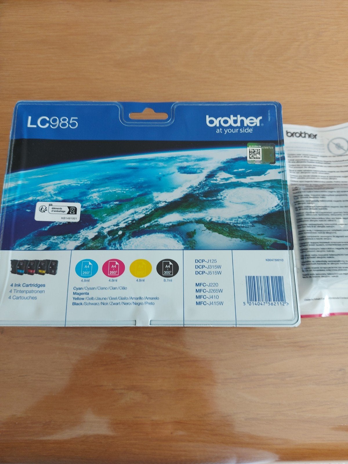 Originele cartridges Brother LC985, 4 kleuren + 1 magenta, Computers en Software, Printerbenodigdheden, Ophalen of Verzenden