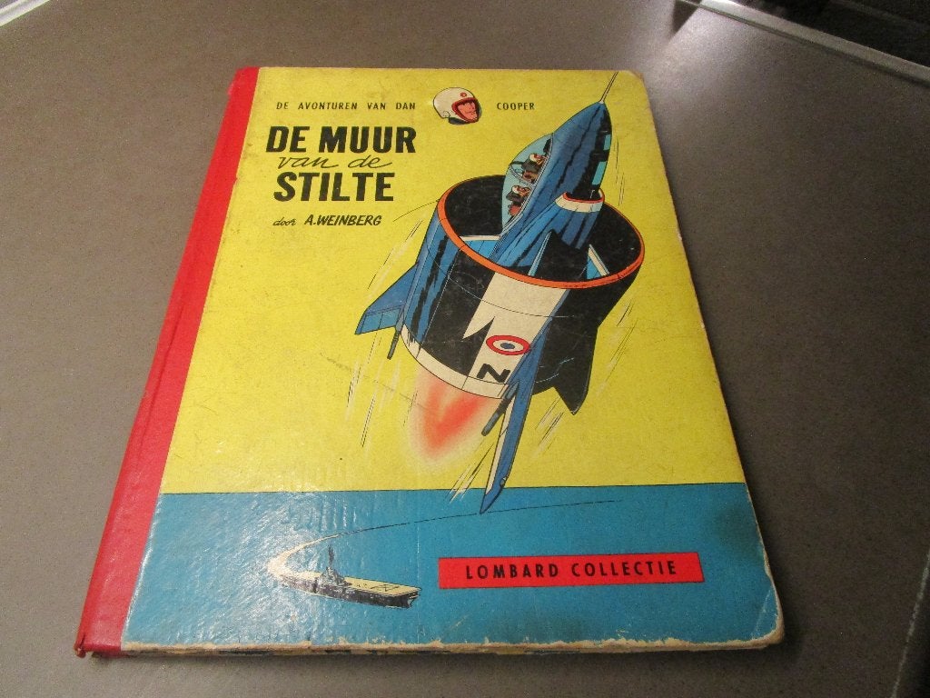 Dan Cooper - De muur van de stilte - 1e druk - 1959, Boeken, Gelezen, Eén stripboek, Albert weinberg, Ophalen of Verzenden