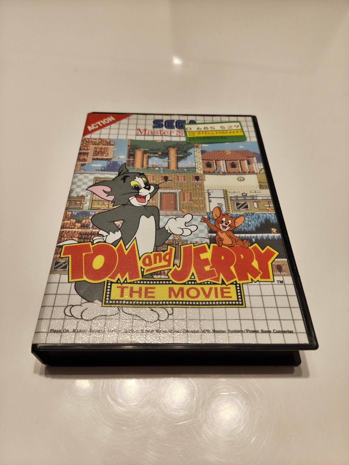 Tom & Jerry: the movie (Sega Master System) compleet, Games en Spelcomputers, Games | Sega, Ophalen of Verzenden, Gebruikt, Master System