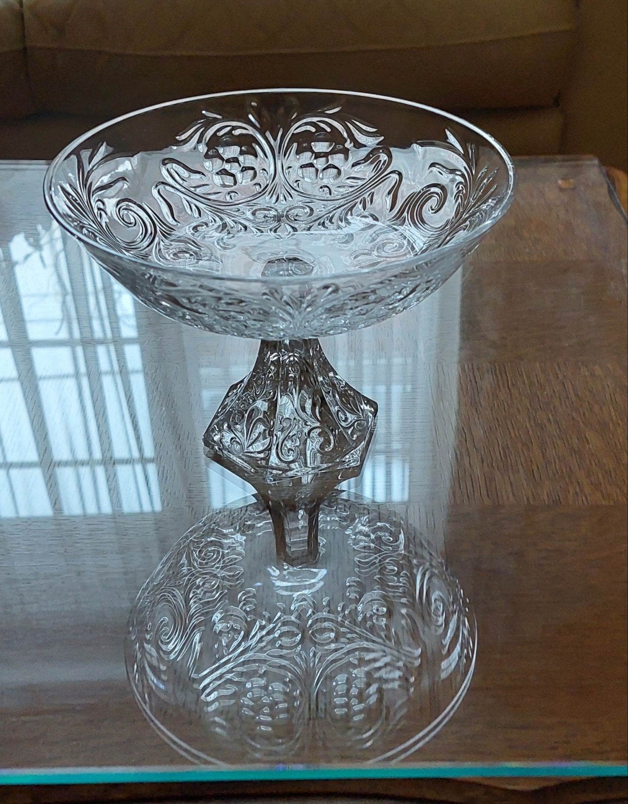 Petite coupe sur pied en cristal, Antiquités & Art, Enlèvement
