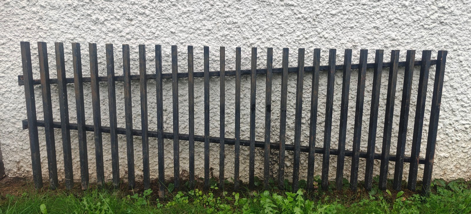 barrière métallique 2 m 60 de long sur un mètre de haut, Jardin & Terrasse, Enlèvement, Porte du jardin, Avec portail, Utilisé