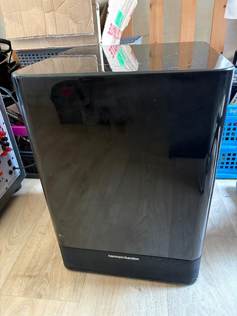 Harman Kardon SUB‑TS11 – Subwoofer (versterker defect), Audio, Tv en Foto, Luidsprekerboxen, Subwoofer, Refurbished, 120 watt of meer