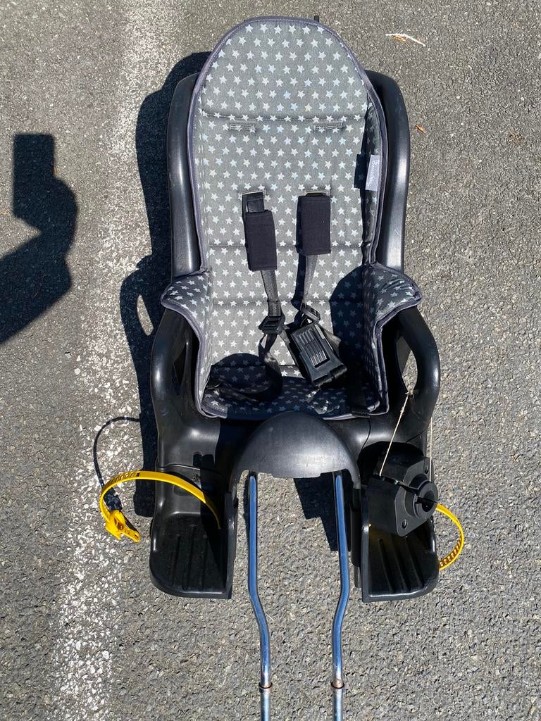 Siege Enfant RomerJockey Kindersitz max 22kg, Vélos & Vélomoteurs, Enlèvement, Comme neuf, Siège arrière, Repose-pieds
