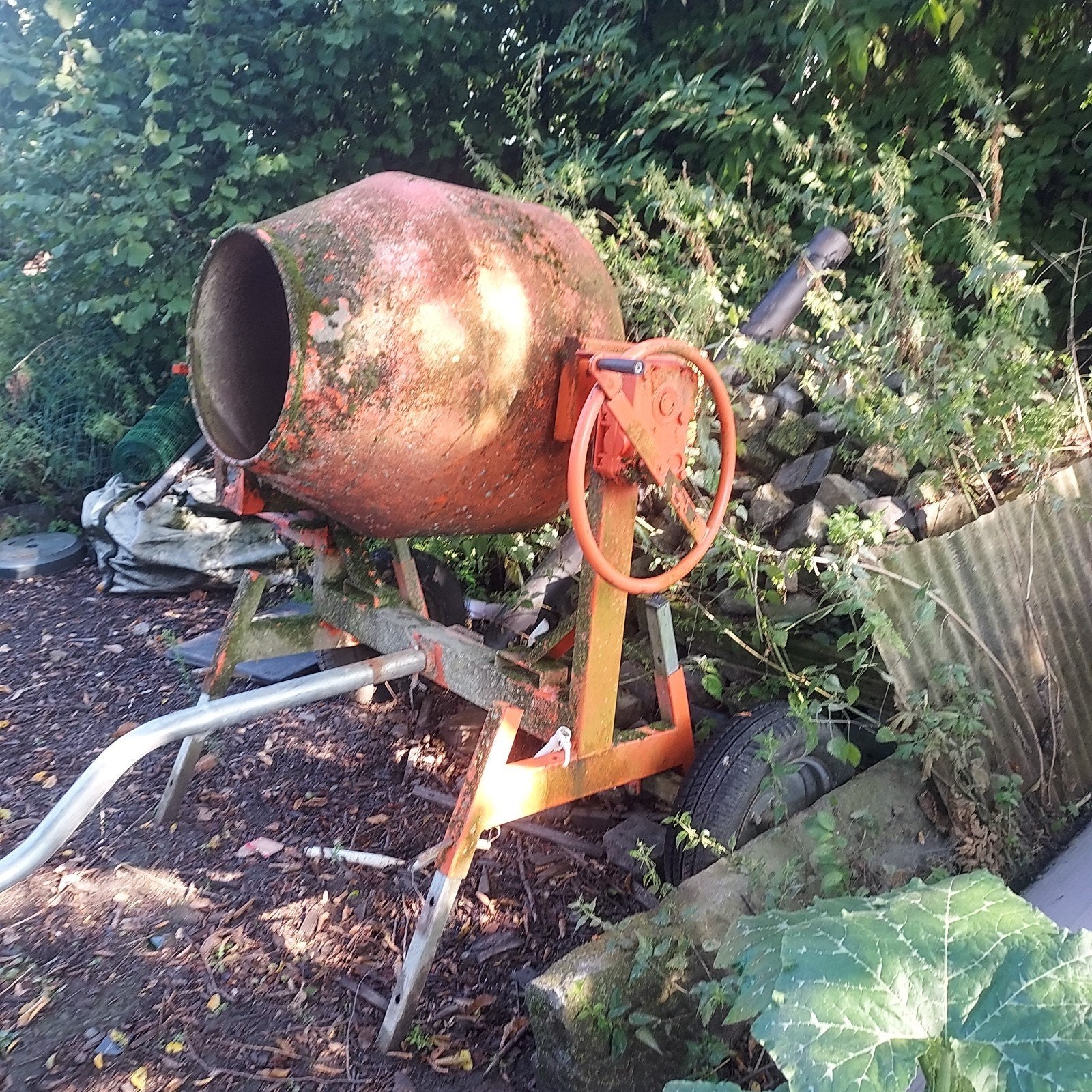 bétonnière 350 litres tractable, Enlèvement