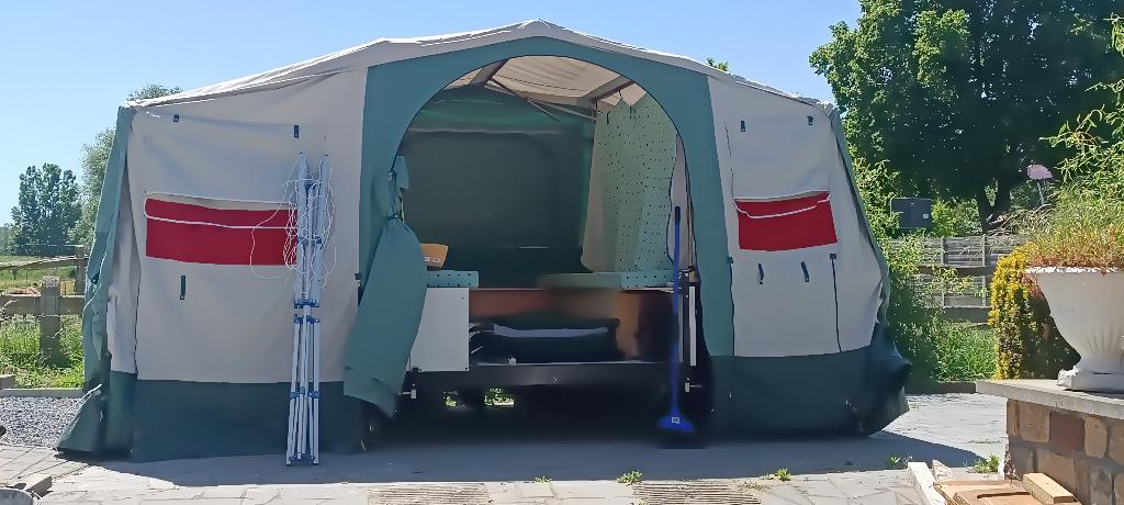 Vouwwagen trigano vendome gl, Caravans en Kamperen, Vouwwagens, Ophalen, Trigano, Aanwezig, Meer dan 6
