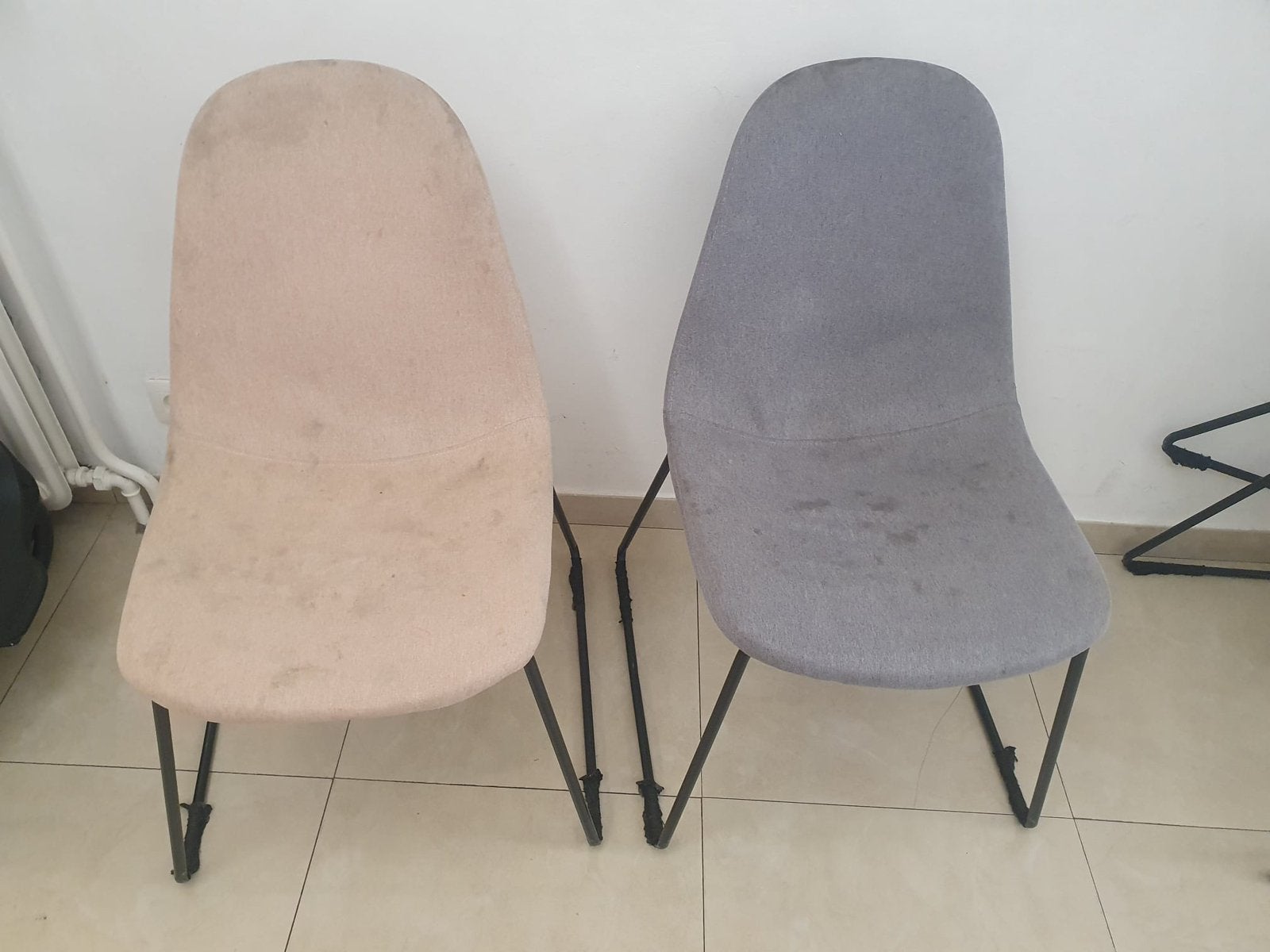8 comfortabele stoelen – slechts €3 per stuk!, Maison & Meubles, Chaises, Gris, Enlèvement, Métal, Cinq, Six Chaises ou plus