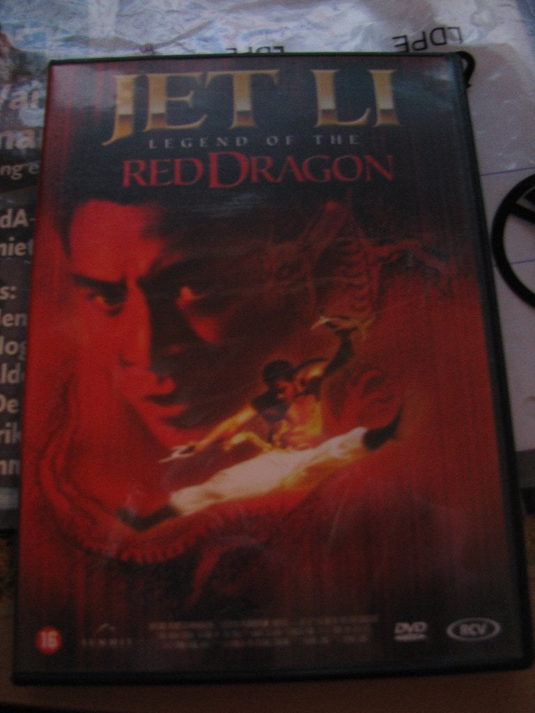 Legend of the red dragon met Jet Li, Cd's en Dvd's, Dvd's | Actie, Engels, Vanaf 16 jaar, Ophalen of Verzenden, Zo goed als nieuw