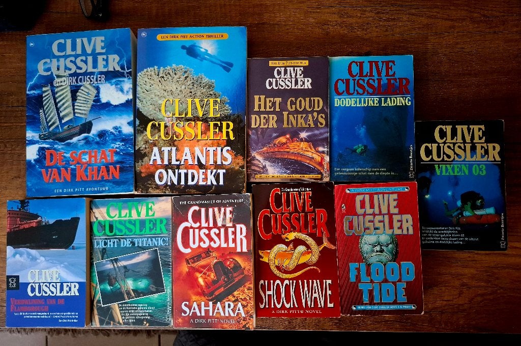 Clive Cussler collectie (10 stuks), Enlèvement ou Envoi, Comme neuf, Clive Cussler