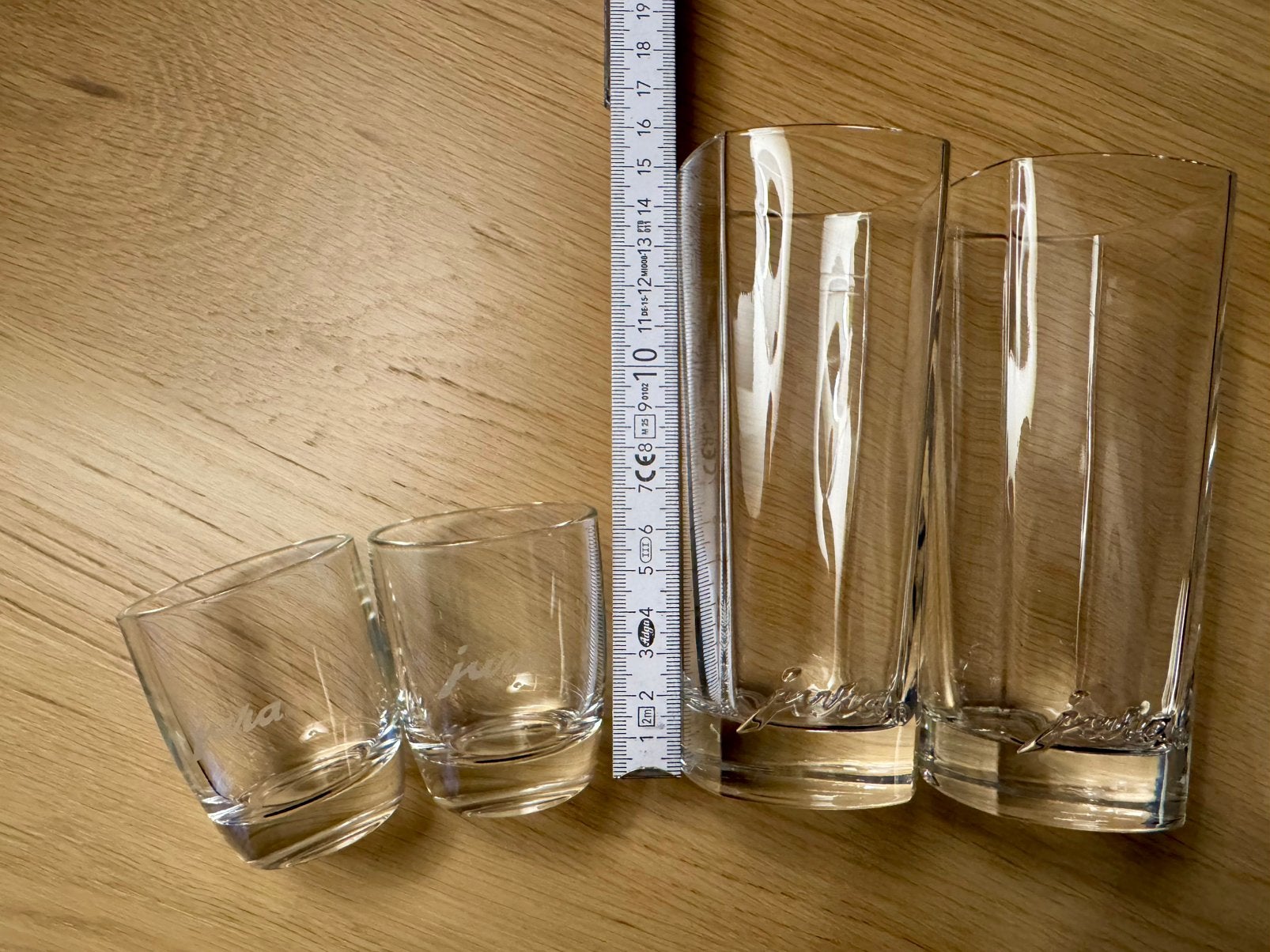 Jura glazen voor Espresso & Latte Macchiato, Ophalen, Zo goed als nieuw, Jura