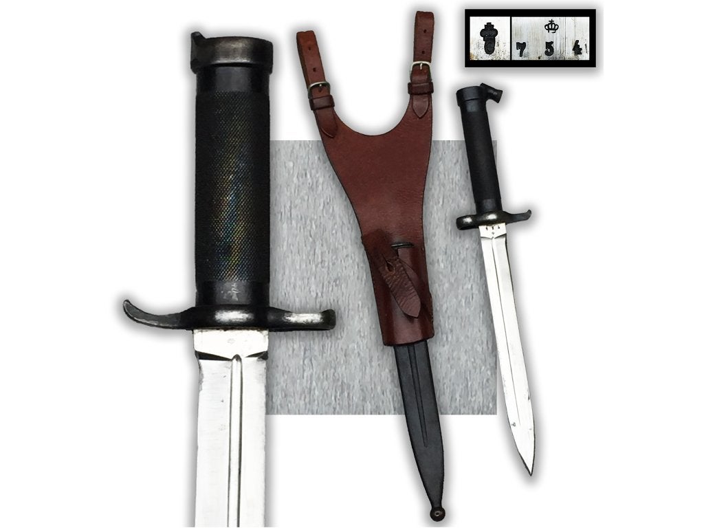 🚨Très belle BAIONNETTE MARINE SUEDOISE M1896 Original, Enlèvement ou Envoi, Armée de terre, Couteau ou Poignard