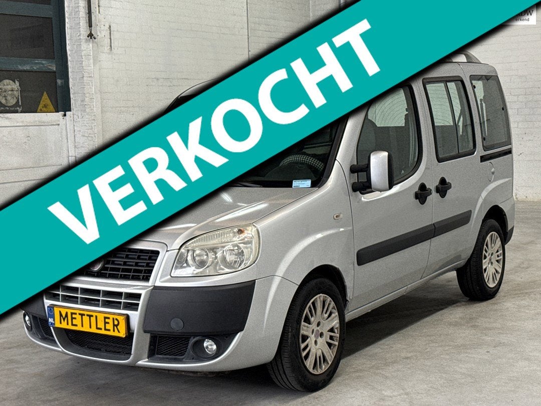 Fiat Doblò 1.4 Dynamic / rolstoel voorbereiding, Autos, Fiat, Entreprise, Achat, Doblo, ABS, Airbags, Air conditionné, Verrouillage central
