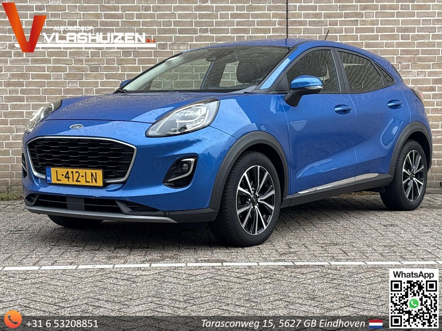 Ford Puma 1.0 EcoBoost Hybrid Titanium Automaat | € 8.950,-, Automaat, Puma, Blauw, Bedrijf