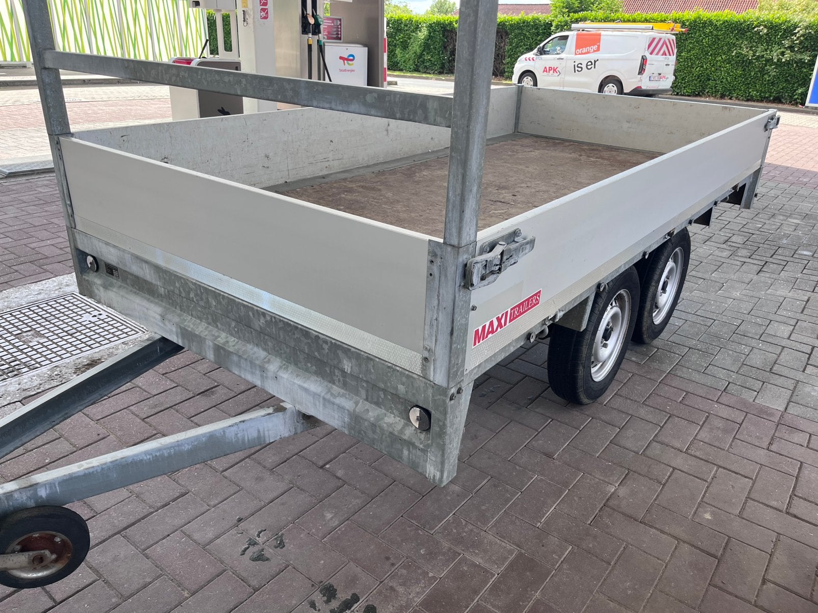 Double essieux 750kg…3mx1m55 en parfait état, Enlèvement, Comme neuf